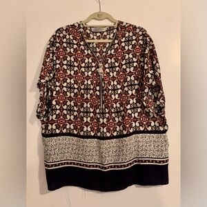 128 SUZY SHIER Zip Front plus top